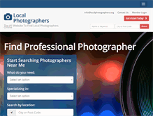 Tablet Screenshot of localphotographers.org